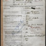 Albert Borella's enlistment form dated 15 March 1915.